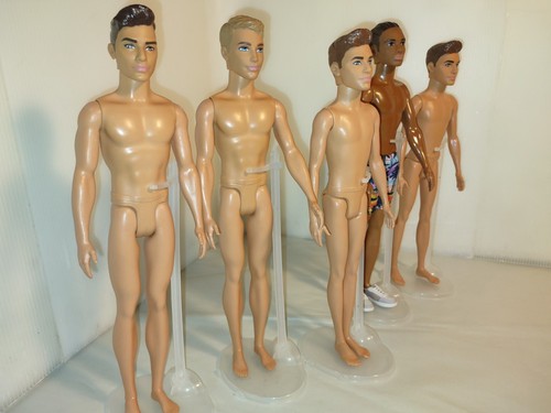 Lot 5pc.Mattel Ken Fashionista Fitness, Thin, Petite, AA, All In Great Shape - Picture 4 of 23