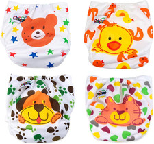 22 Inch Reborn Baby Doll Clothes 4Pcs Baby Doll Diapers for 20-24 Inch Reborn Do