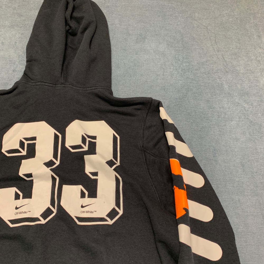 Nike Lab X OFF-WHITE Mercurial NRG Hoodie Mens Small Black Knit