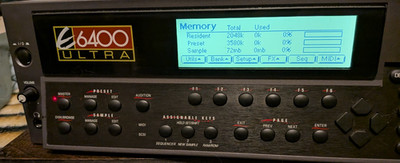 E-MU E6400 Ultra Rackmount Sampler - READ DESC