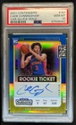 2021-22 Contenders Cade Cunningham Rookie Variation Premium Gold Auto /10 PSA 10
