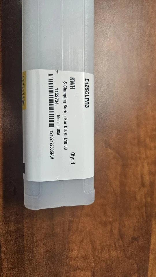 Nueva barra de perforación de carburo sólido Kennametal 3/4" Foto 3 de 3