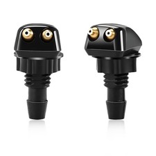 2 PCS Front Windshield Washer Nozzles, Left Right Wiper Sprayer Jet Head Repl...