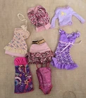 Vintage Barbie Doll Mattel Miniskirt Top Tie Neck Ice Cream Cone Lot Of Clothes