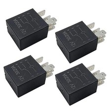 DEVMO 4pcs 30A Starter Relay,5 Pin 12V Relay,Multi-Purpose Automotive Relay
