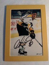 🔥 Pittsburgh Penguins MATTHEW BARNABY Matted 4x6 Autograph Color Photo 