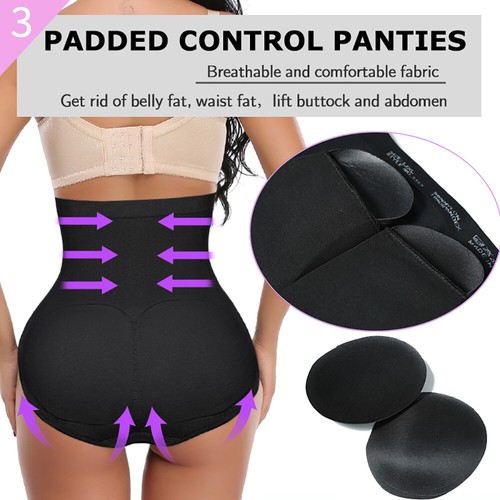 Women Ass Padded Panty Butt Lift Body Shaper Hip Enhancer Underwear Booty Briefs - 第 7/26 張圖片