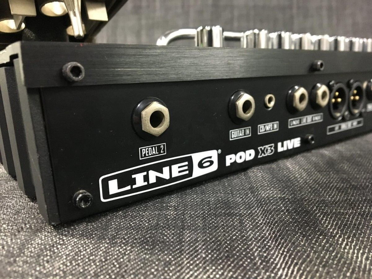 ギター pod x3 live Line 6 Pod X3 Live Multi-Effects Guitar Pedal Amp Modeler