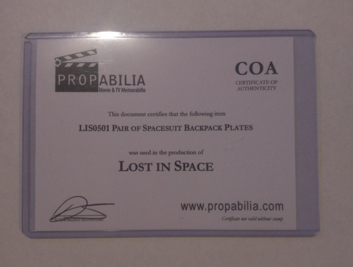Lost In Space Netflix TV Show Prop Backpack Parts Plastic - Picture 10 of 10