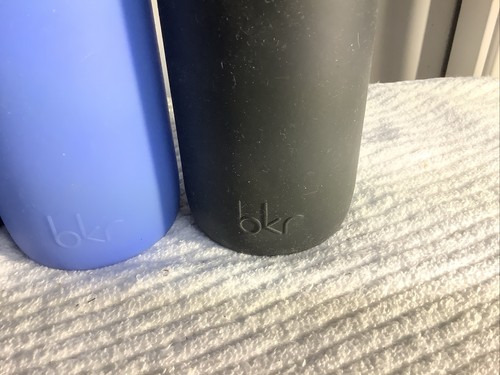 2 BKR WATER BOTTLES 16oz, BLACK & BLUE + Bonus Stainless Starbucks Water Bottle - Picture 3 of 12