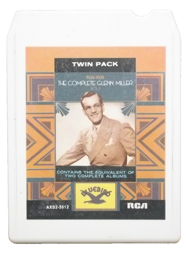 COMPLETE GLENN MILLER 8-Track Tape, Tested Working See Playlist