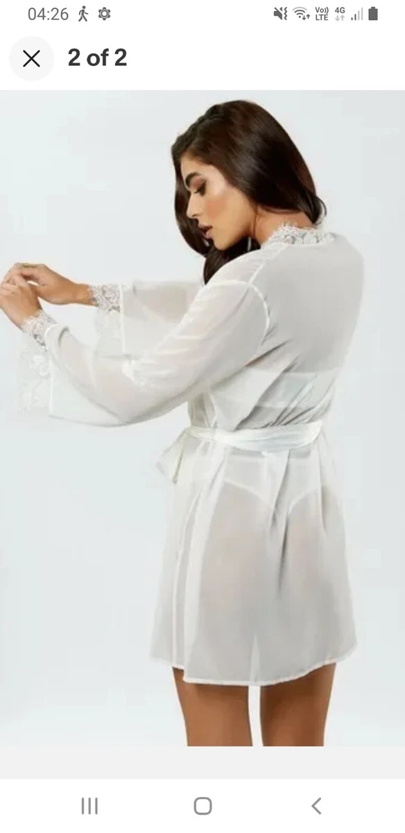 Ann summers lace 2025 dressing gown