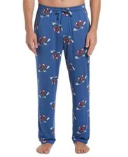 Perry Ellis Portfolio Men's Deluxe Touch Knit Printed Pajama Pant, L