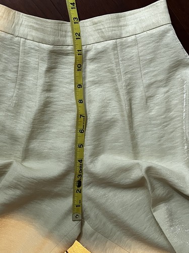 Joseph Ribkoff 3 Pc Set Ivory Gold Pants Sleeveless Top Beads Sequin Jacket Sz 8 - Picture 10 of 13
