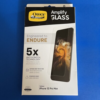 Otterbox Amplify Glass Screen Protector for Apple iPhone 12 Pro Max 6.7'' (CLEAR)