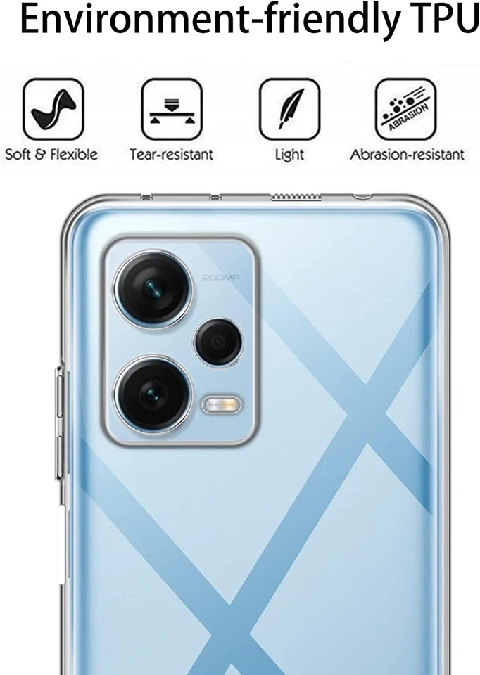 COVER PER XIAOMI REDMI NOTE 12 PRO PLUS 5G  4G  + PELLICOLA VETRO TEMPERATO - Immagine 3 di 4