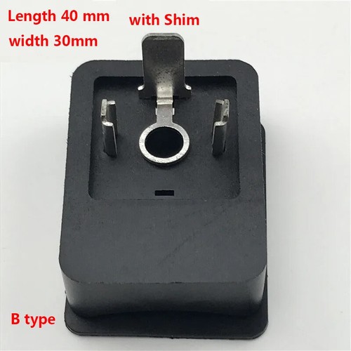 10 Pcs/lot Connector Box Square Base Solenoid Valve Plug Socket - Picture 7 of 11
