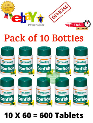 Himalaya Confido   10 Packs (600 Tablets) | Natural Men s Health Support |