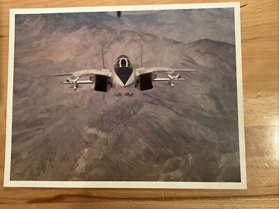 Grumman F-14 Tomcat Promotional Photo Spec Sheet 8.5x11 Vtg