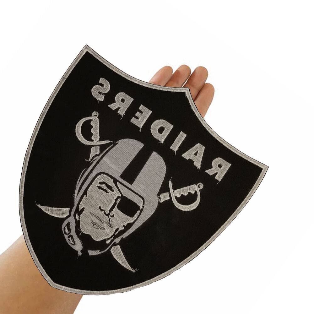 Las Vegas Raiders Nation Large Size 11.0x12.0 Sew Embroidered Iron on  Patch