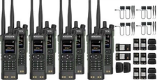 8X 10W BAOFENG DM32 DMR Walkie Talkie Digital Simulation GPS APRS Air Band Radio