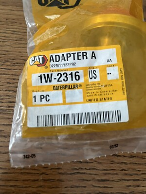 #ad CAT Parts Caterpillar 1W 2316: Adapter Assembly $70.00