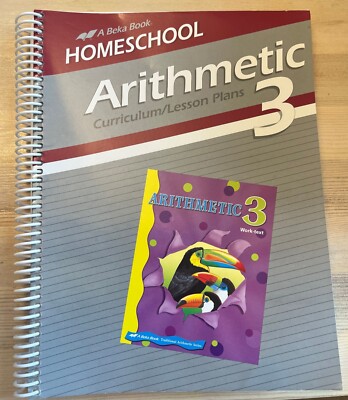 A Beka Book Homeschool Arithmetic 3 - Curriculum/Lesson Plans | eBay