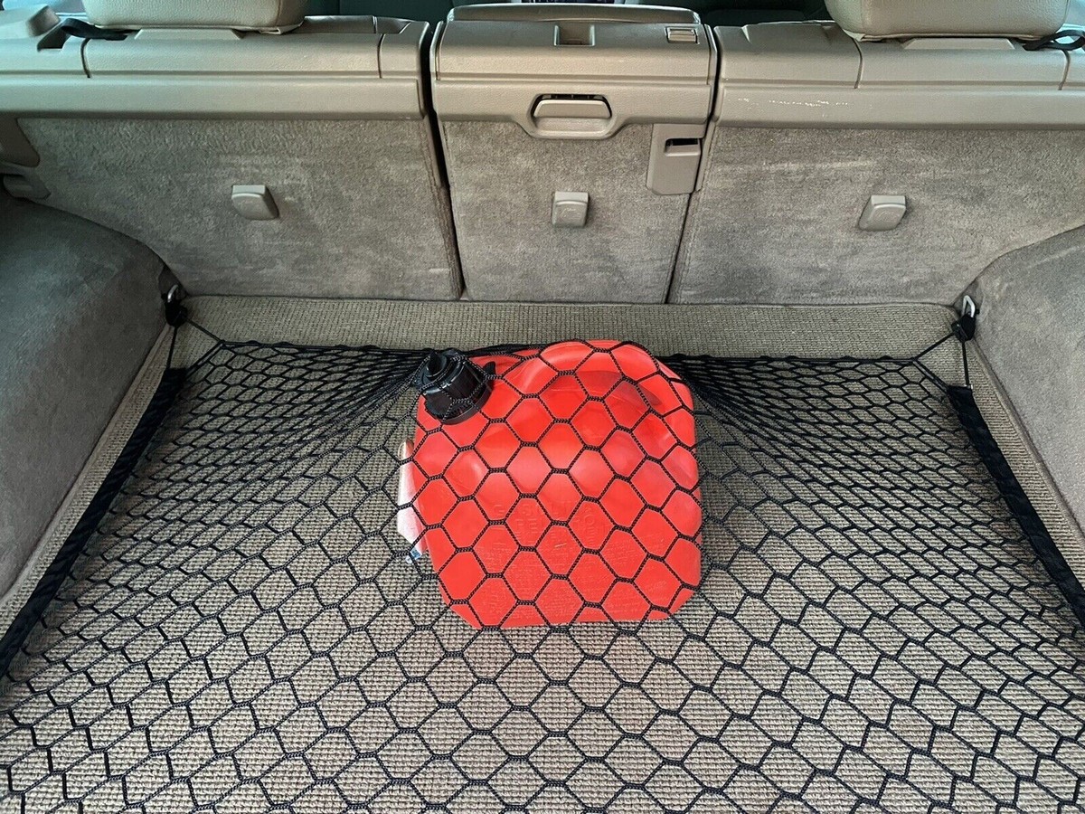 Envelope + Floor Style Automotive Elastic Trunk Mesh Cargo Net For Volvo Xc40 2018 2024