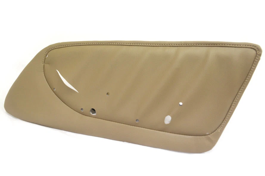 Fits 91-95 Acura Legend Synthetic Leather Rear Door Panel Insert Cards Beige - Image 2 of 2