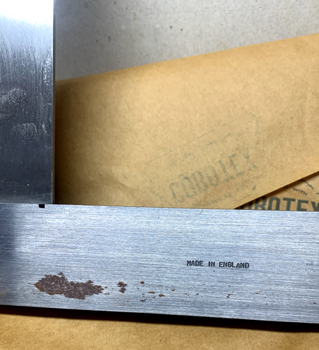 Machinist Tool: Vintage 12" Precision Solid Square (NOS) England - Picture 3 of 6