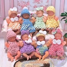 11 Colors! Tiny Booties Dress Romper for 2.5" Zuru Surprise My Mini Baby Doll