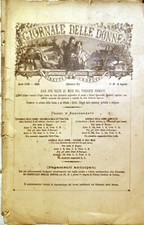 Giornale d'epoca Giornale Delle Donne 1886 da collezione