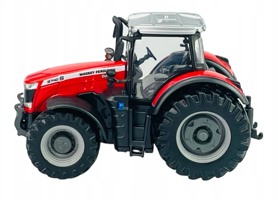 Massey Ferguson 8740S Farmland Tractor Toy Model Diecast Red Bburago 1:50 Scale - Image 3 of 4