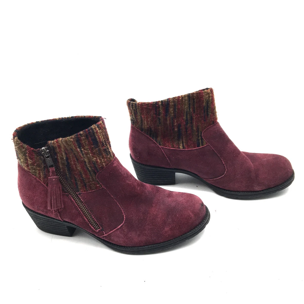 Born burgundy on sale boots