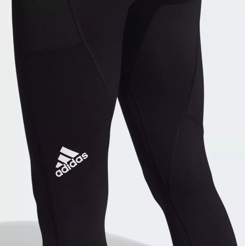 Adidas Womens Mid Rise 3/4 3 Bars Training Tights Color Black Size X-Small New - Bild 4 von 4
