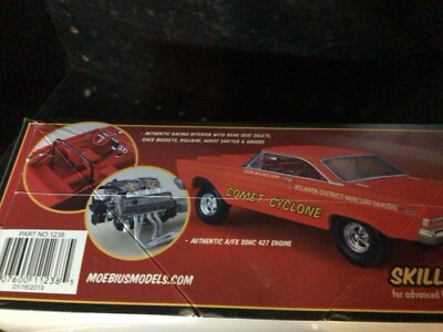 Moebius 1238 1965 DYNO DON NICHOLSON MERCURY COMET CYCLONE MODEL