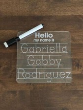 Name Board For Kids - Full Name  Personalized Practice and Learning  Dry Erase