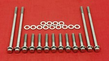 2007-2017 HARLEY SOFTAIL PRIMARY COVER POLISHED ARP 12PT STAINLESS BOLTS KIT SET