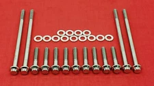 2007-2017 HARLEY SOFTAIL PRIMARY COVER POLISHED ARP 12PT STAINLESS BOLTS KIT SET