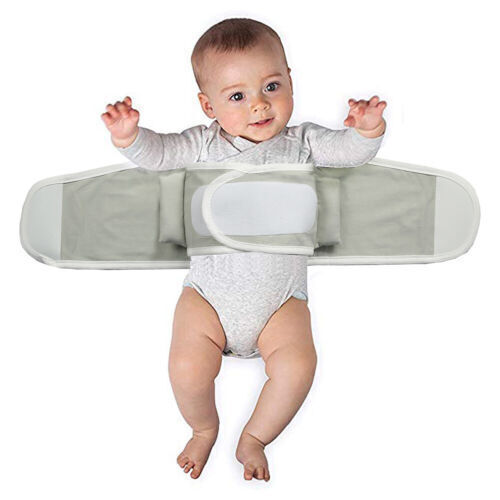 Boys Girls Baby Swaddle Strap Arms Only Wrap Soft Comfortable Cotton Sleeping - Picture 2 of 26