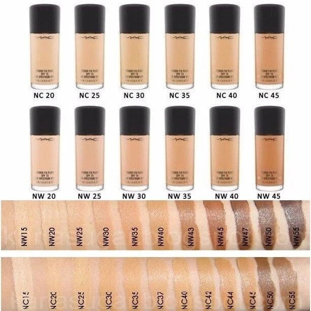 Shades of mac studio fix foundation deals