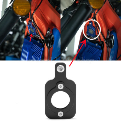 URLWALL Black Aluminum Locator Bracket For AirTag Tracker For Surron Light Bee X
