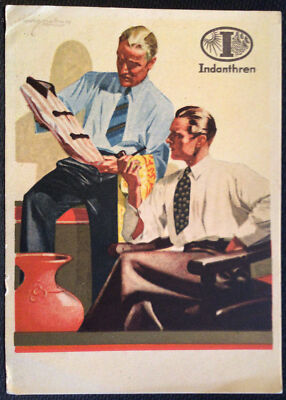 Advertising Postcard Indanthren Gentleman Clothes Verlangen Sie stets indanthren