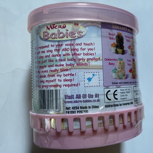Tomy Micro Babies ~ Bath Time Baby - Neu/Versiegelt - Selten - Bild 4 von 7
