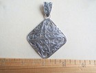 Vintage 925 Sterling Silver Filigree Pendant 11.7 Grams — photo 7