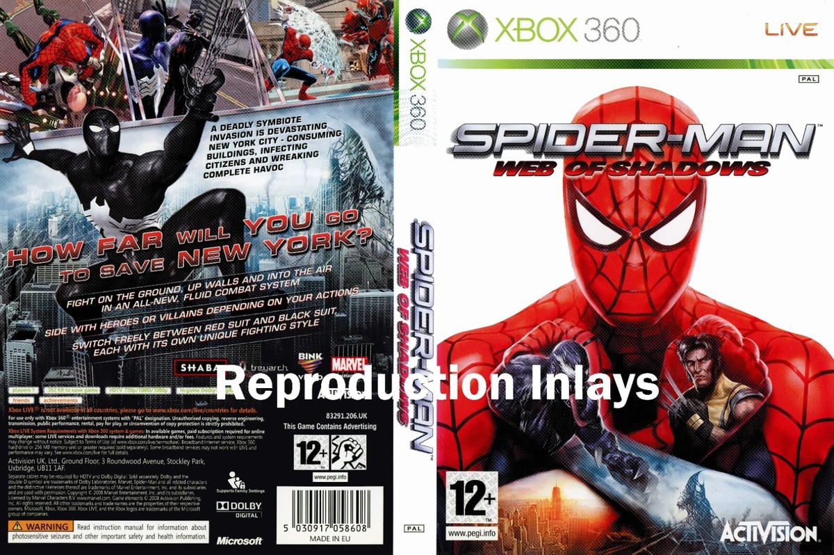 【中古】 SPIDER-MAN WEB OF SHADOWS (XBOX360 輸入版 北米) Amazon | Spider-Man: Web of Shadows (輸入版) - Xbox360