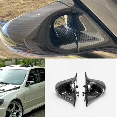 For Lexus 98-05 IS200 Altezza XE10 LHD Carbon Fiber Rearview Rear view Mirror 