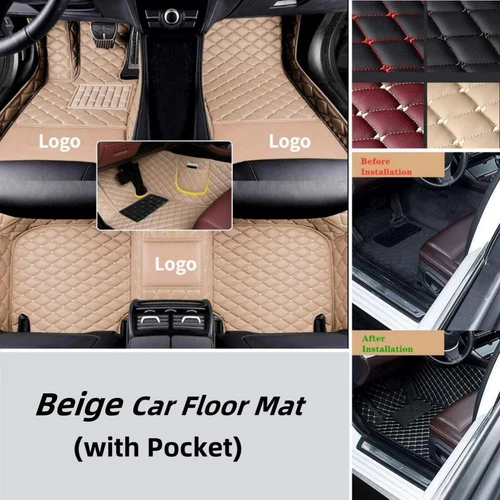 For Smart Fortwo-Forfour All Models Car Floor Mats Custom Liners No-Slip Carpets - Imagen 35 de 36