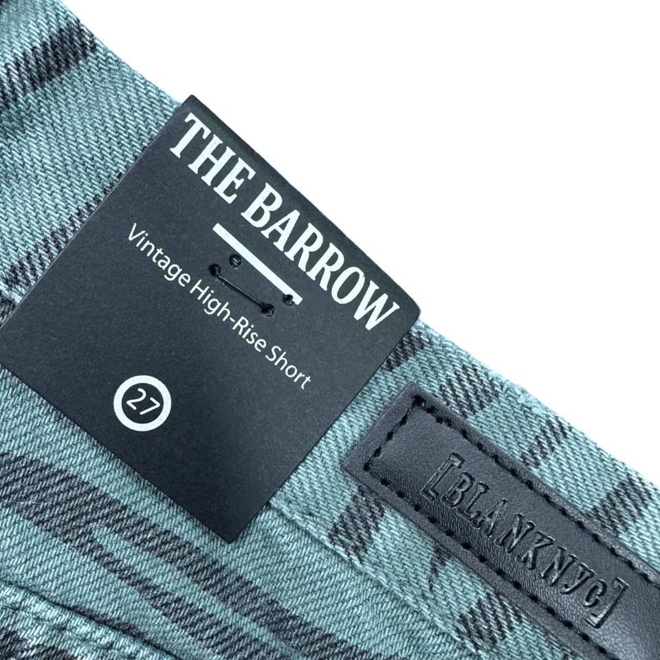Denim en blanco NYC The Barrow estampado de tigre verde vintage tiro alto talla 27 Foto 4 de 4