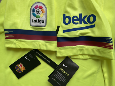 2018/19 Barcelona Away Jersey #22 Vidal Medium Nike Soccer King